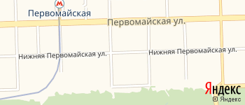 Нижняя Первомайская улица на Яндекс карте