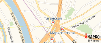 Нижняя Радищевская улица на Яндекс карте