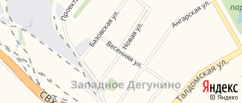 Новая улица на Яндекс карте