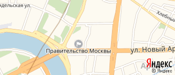 Новинский переулок на Яндекс карте