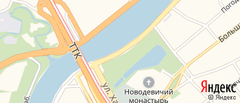 Новодевичья набережная на Яндекс карте