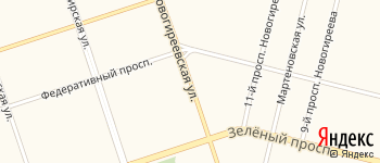 Новогиреевская улица на Яндекс карте