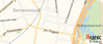 Новокирочный переулок на Яндекс карте