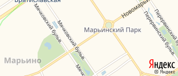 Новомарьинская улица на Яндекс карте