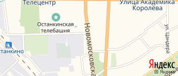 Новомосковская улица на Яндекс карте