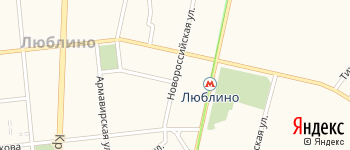 Новороссийская улица на Яндекс карте