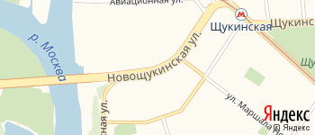Новощукинская улица на Яндекс карте