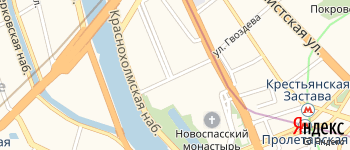 Новоспасский переулок на Яндекс карте