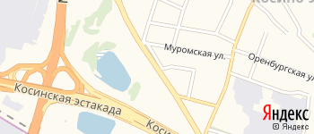 Новоухтомское шоссе на Яндекс карте