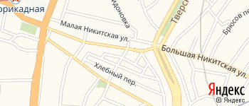 Ножовый переулок на Яндекс карте