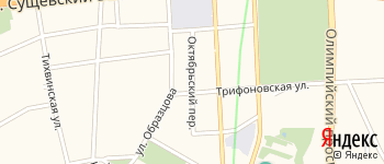Октябрьский переулок на Яндекс карте