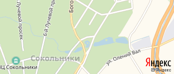Олений проезд на Яндекс карте