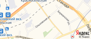 Ольховская улица на Яндекс карте