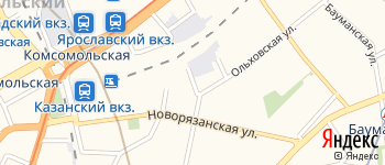 Ольховский переулок на Яндекс карте