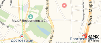 Олимпийский проспект на Яндекс карте