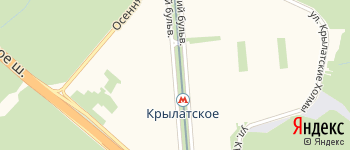Осенний бульвар на Яндекс карте