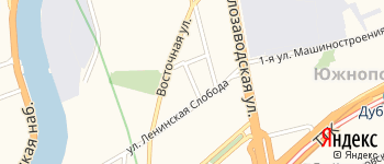 Ослябинский переулок на Яндекс карте