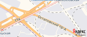 Остаповский проезд на Яндекс карте