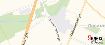 Осташковская улица на Яндекс карте