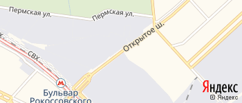 Открытое шоссе на Яндекс карте