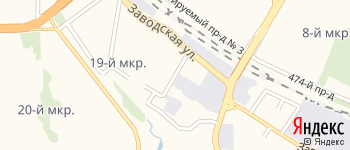 Овражная улица на Яндекс карте