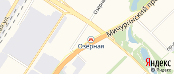 Озёрная площадь на Яндекс карте