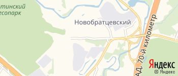 Парковая улица (пос. Новобратцевский) на Яндекс карте