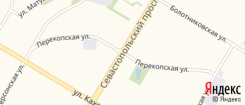 Перекопская улица на Яндекс карте