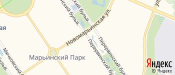 Перервинский бульвар на Яндекс карте