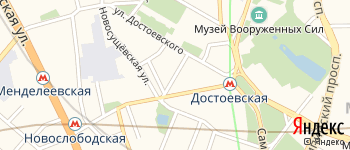 переулок Достоевского на Яндекс карте