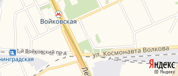 переулок Новоподмосковный 1-й на Яндекс карте