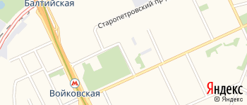 переулок Новоподмосковный 4-й на Яндекс карте