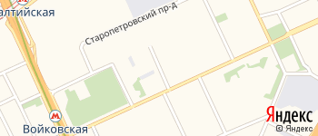 переулок Новоподмосковный 5-й на Яндекс карте