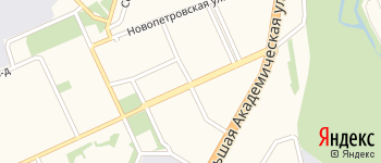 переулок Новоподмосковный 8-й на Яндекс карте