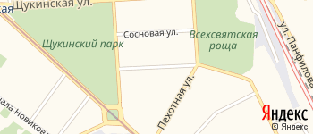 переулок Пехотный 1-й на Яндекс карте