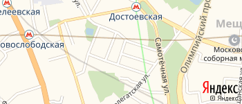 переулок Самотёчный 4-й на Яндекс карте
