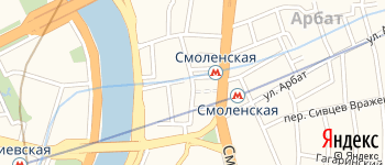 переулок Смоленский 1-й на Яндекс карте