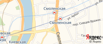 переулок Смоленский 2-й на Яндекс карте