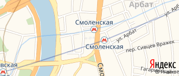переулок Смоленский 3-й на Яндекс карте