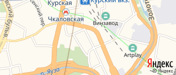 переулок Сыромятнический 2-й на Яндекс карте
