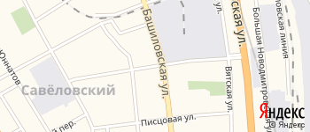 переулок Вятский 4-й на Яндекс карте