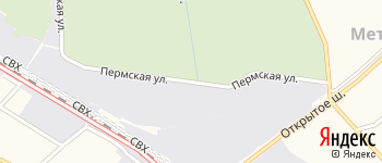 Пермская улица на Яндекс карте