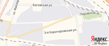 Перовское шоссе на Яндекс карте