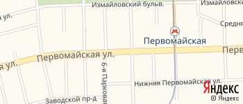 Первомайская улица на Яндекс карте