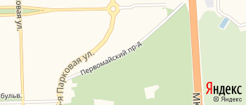 Первомайский проезд на Яндекс карте