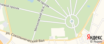 Песочная аллея на Яндекс карте