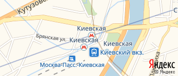 площадь Киевского Вокзала на Яндекс карте