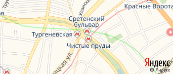 площадь Мясницкие Ворота на Яндекс карте