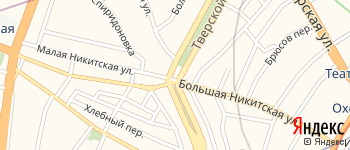 площадь Никитские Ворота на Яндекс карте