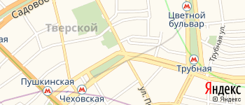 площадь Петровские Ворота на Яндекс карте